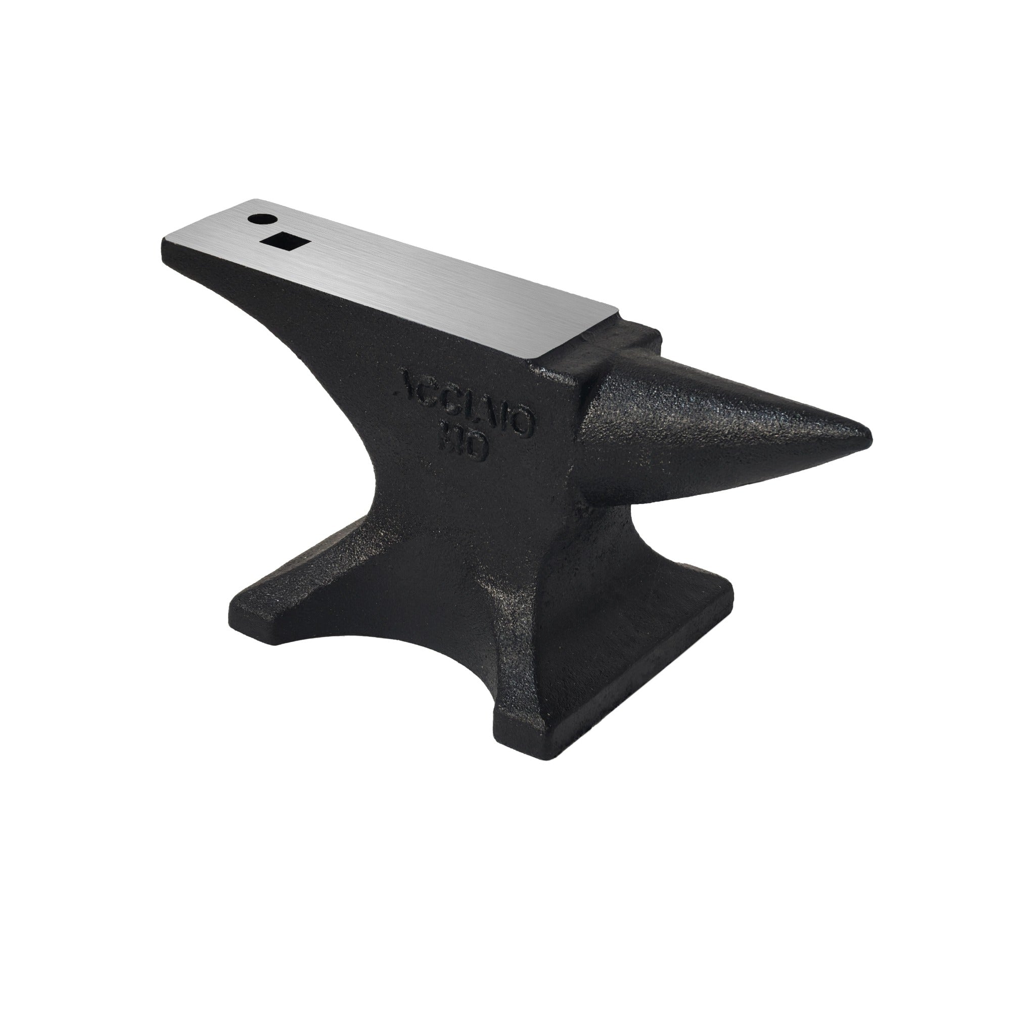 JXXRZ 25 lbs(11kg) Single Horn Anvil, Cast Steel Anvil with 7.28 x 2.56 in Counterop, Bending, Shaping, Twisting, Jewelry Making & DIY Crafts